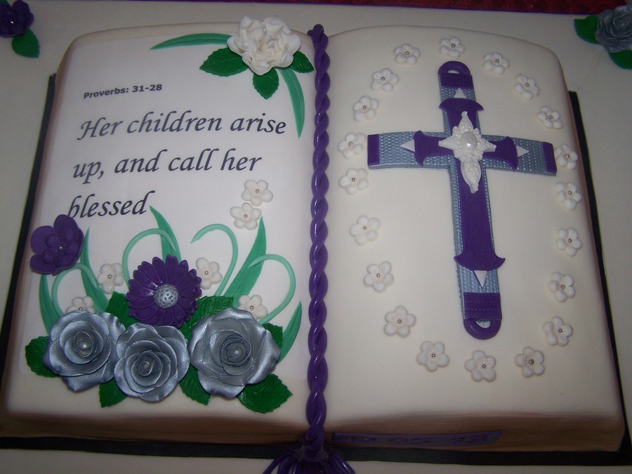 Bible Birthday Cake Bible Birthday Cake