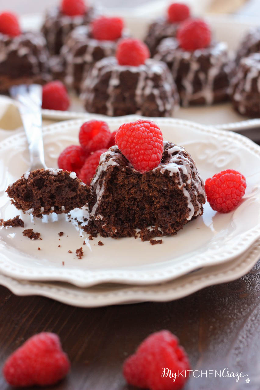 Chocolate Mini Bundt Cakes