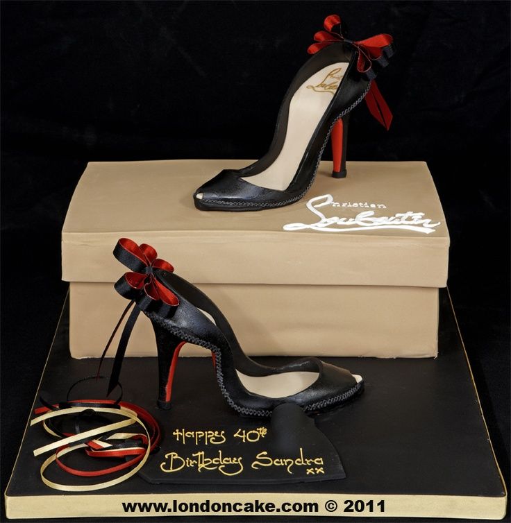 Christian Louboutin Shoe Birthday Cake Christian Louboutin Shoe Birthday Cake