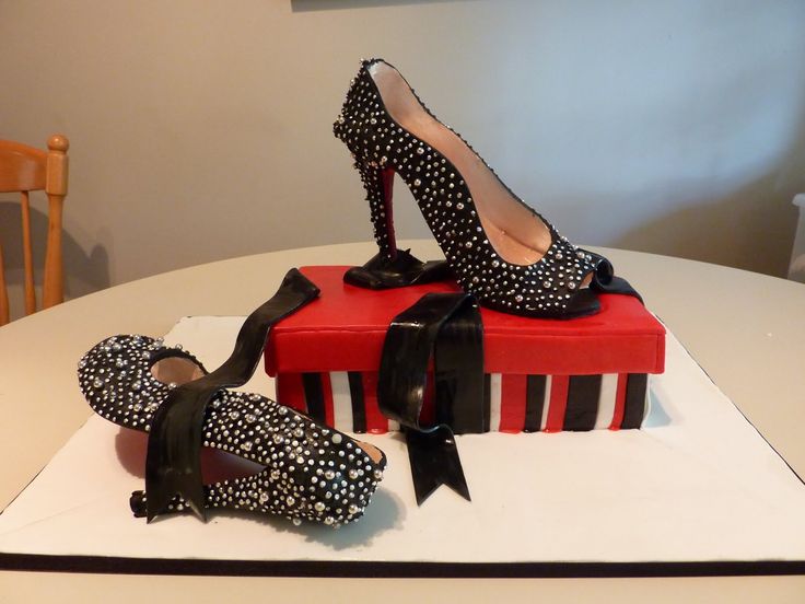 Christian Louboutin Shoe Birthday Cake Christian Louboutin Shoe Birthday Cake