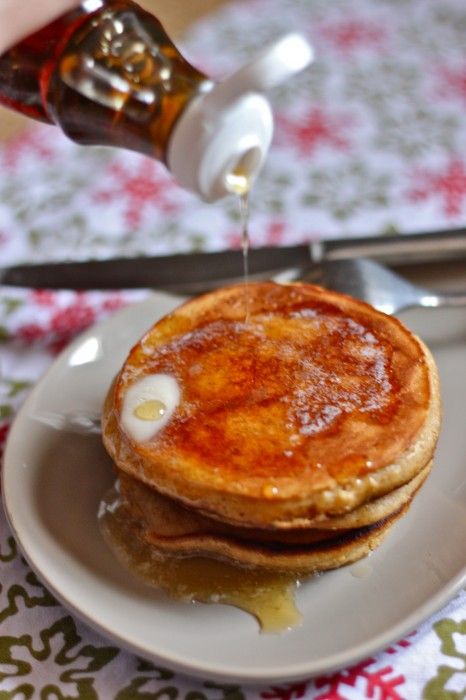Eggnog Pancakes Eggnog Pancakes