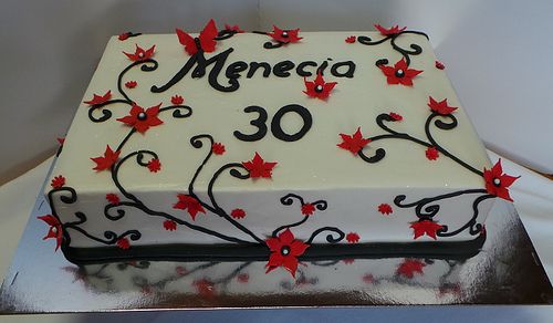 Elegant Woman Birthday Cake Elegant Woman Birthday Cake