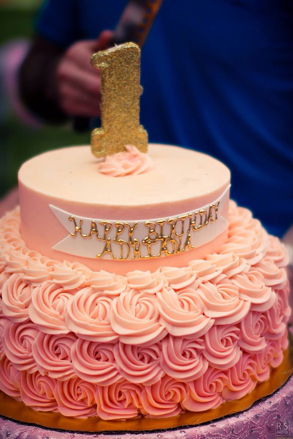 First Birthday Buttercream Cake First Birthday Buttercream Cake