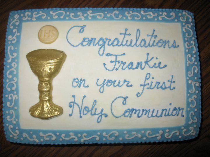 First Communion Sheet Cakes