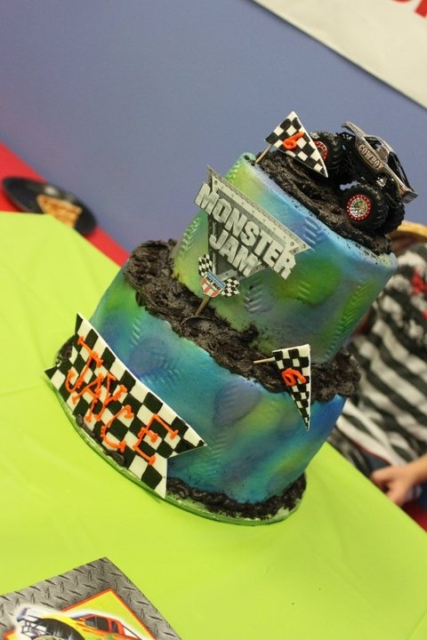 Monster Jam Birthday Cake Monster Jam Birthday Cake