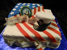 Navy Officer Retirement Cake Navy Officer Retirement Cake