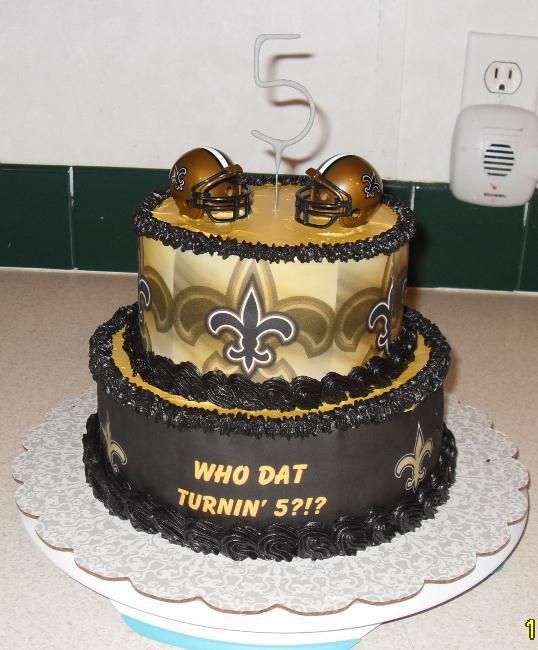 10 New Orleans Saints Cakes Decorations Photo New Orleans Saints Cake