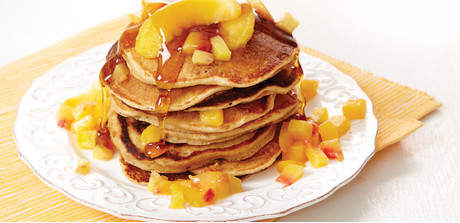 Pancakes with Peaches Recipe Pancakes with Peaches Recipe