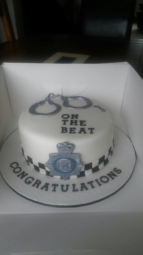 Police Themed Birthday Cake Police Themed Birthday Cake