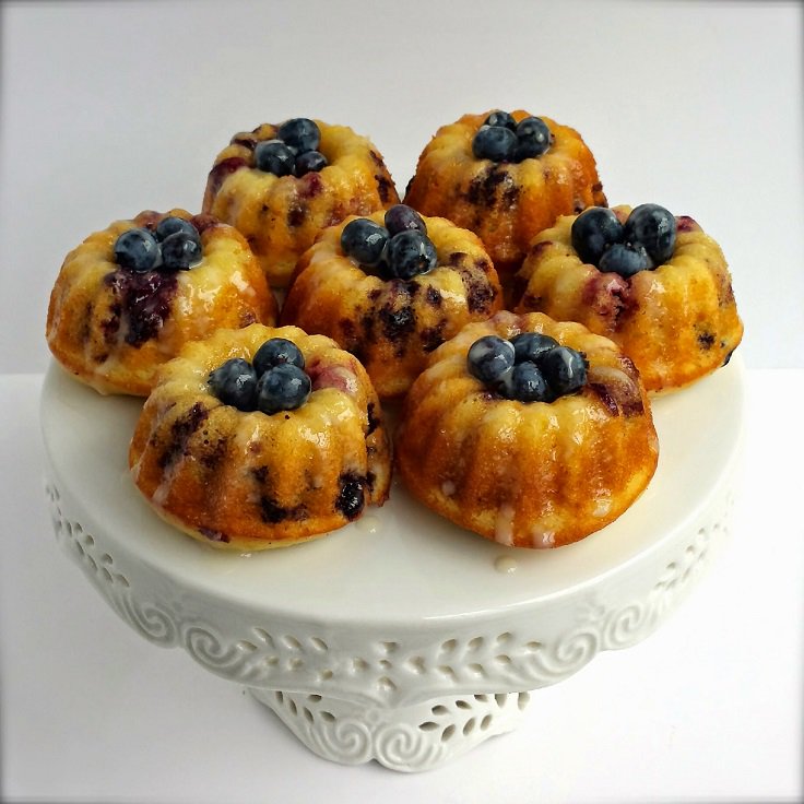 Recipe Blueberry Lemon Mini Bundt Cakes