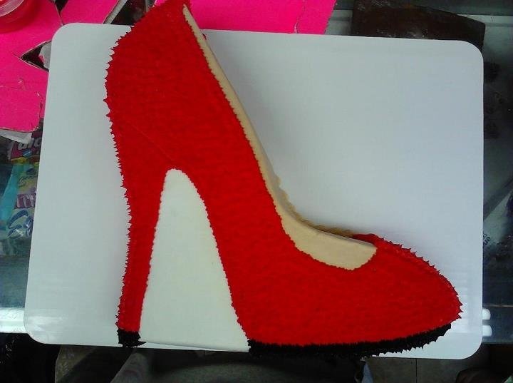Red High Heel Cake Red High Heel Cake