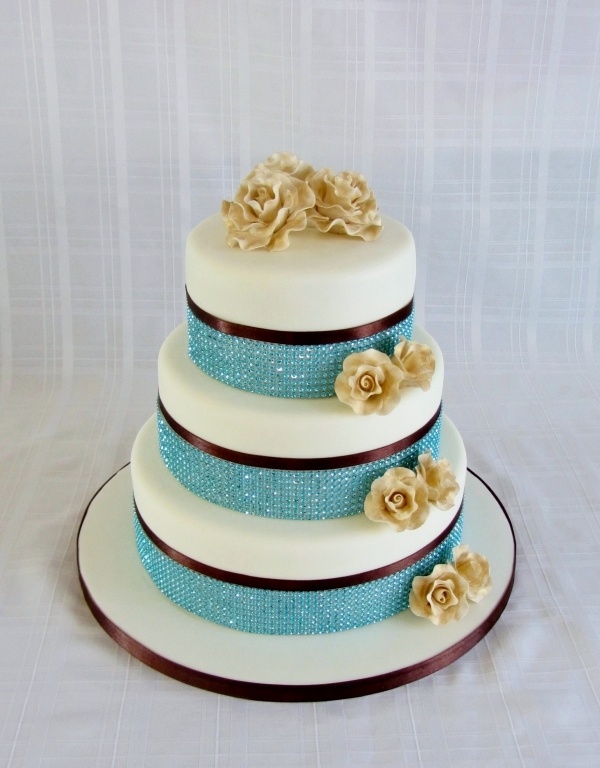 Rhinestone Wedding Cake