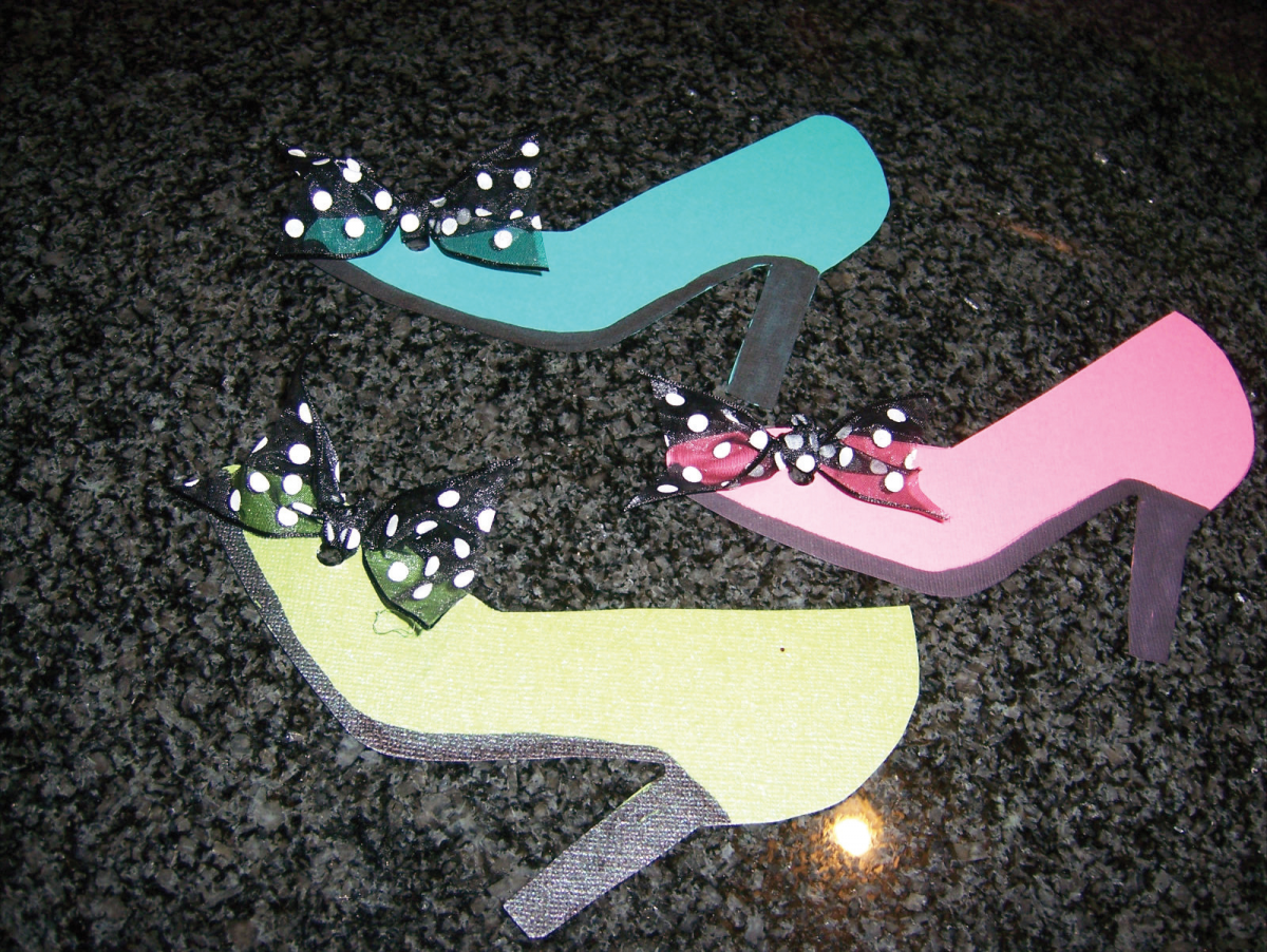 Shoe Shaped Invitations Shoe Shaped Invitations