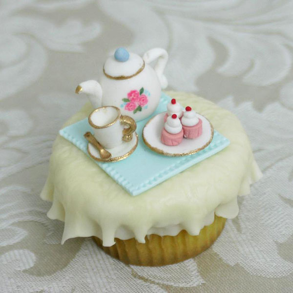 12 Tea Party Themed Birthday Cakes Photo Vintage Tea Party