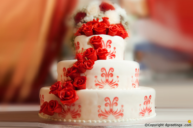 Wedding Anniversary Cakes with Roses Wedding Anniversary Cakes with Roses