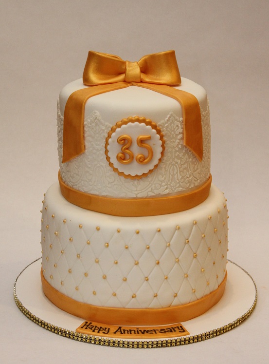 35 Year Wedding Anniversary Cake 35 Year Wedding Anniversary Cake
