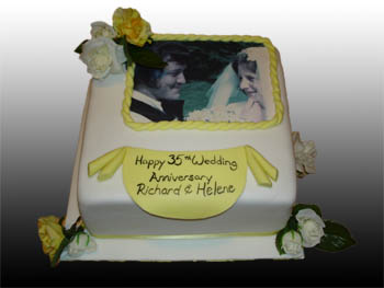 35 Years Anniversary Cake 35 Years Anniversary Cake