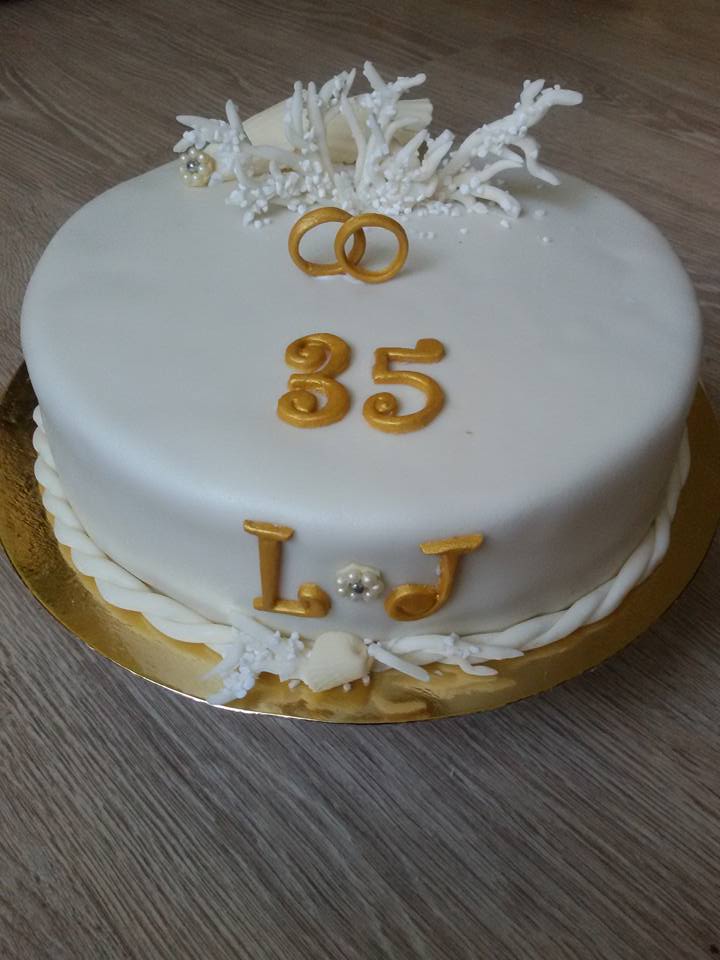 35th Wedding Anniversary Cake 35th Wedding Anniversary Cake