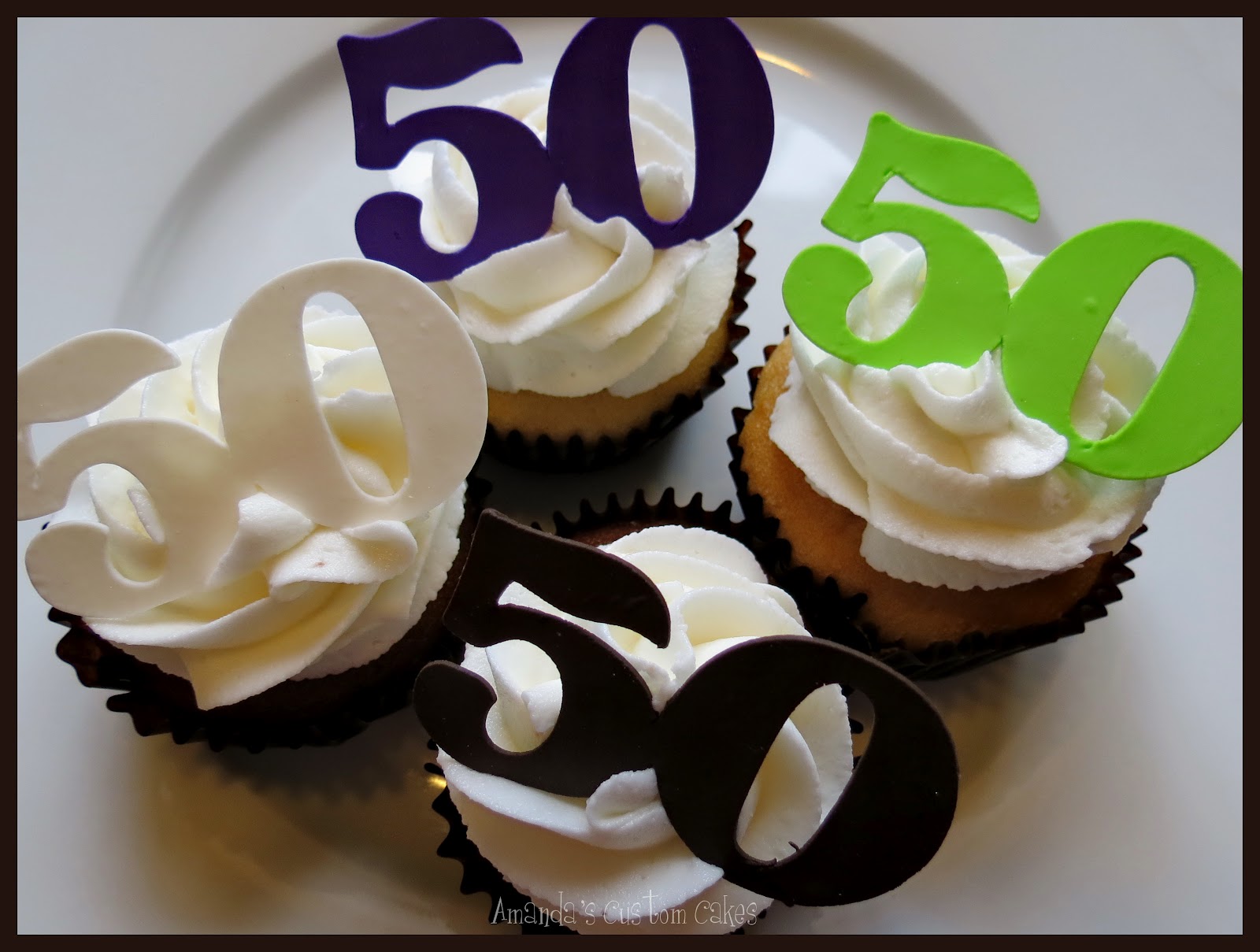 50th Birthday Cupcake Ideas for Women.