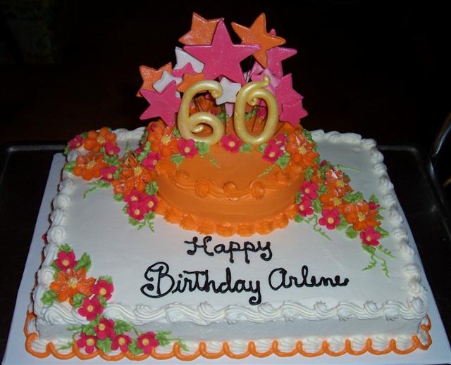 60th Birthday Cake Designs