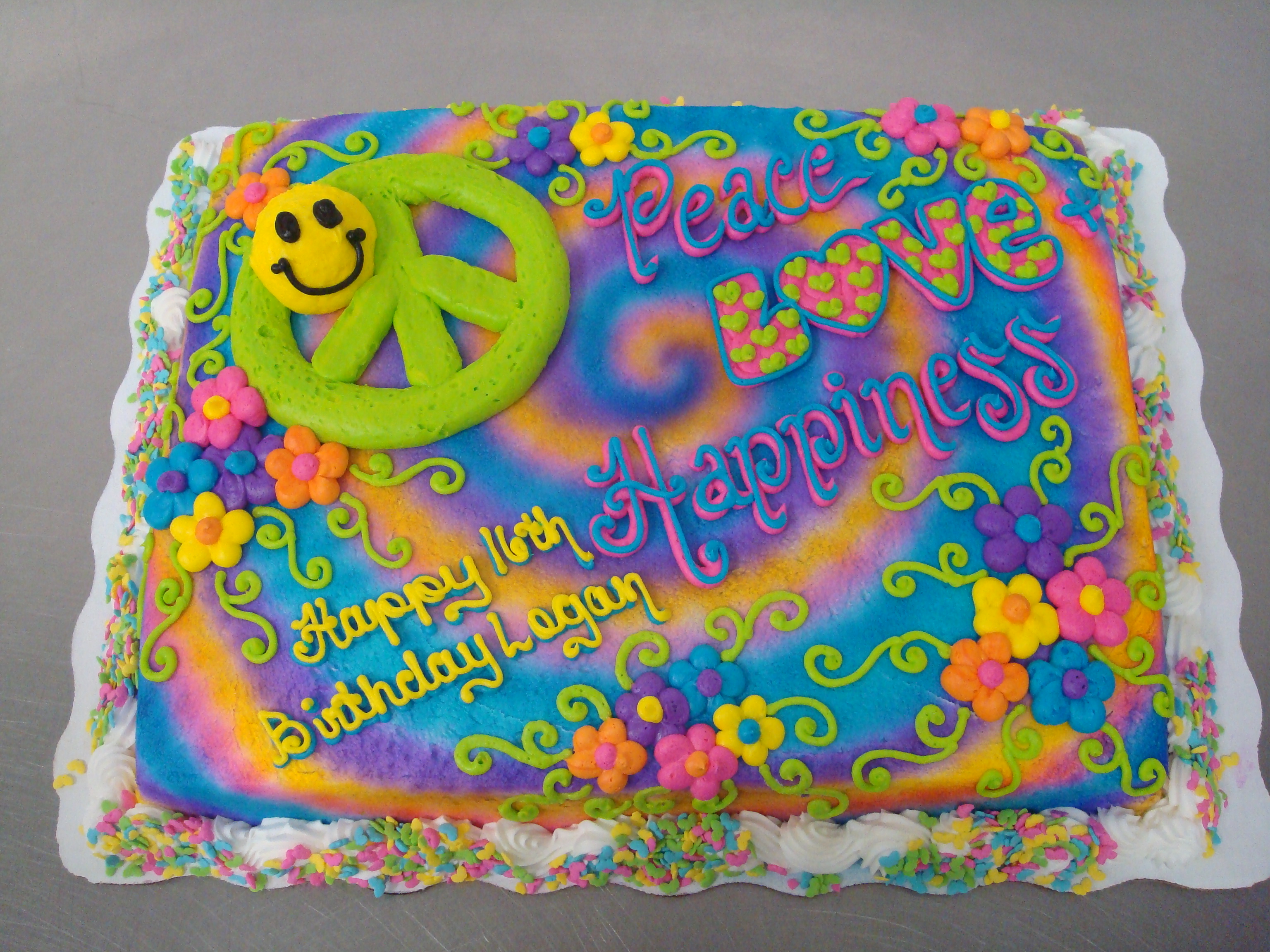 Air Brush 1 4 Sheet Cakes Air Brush 1 4 Sheet Cakes