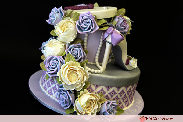 Bridal Shower Hat Box Cake Bridal Shower Hat Box Cake