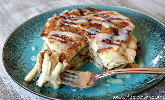 Cinnamon Roll Pancakes Recipe Cinnamon Roll Pancakes Recipe