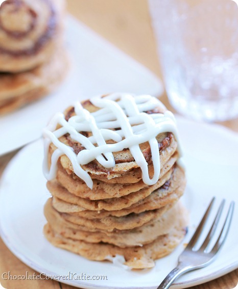 Cinnamon Roll Pancakes Cinnamon Roll Pancakes