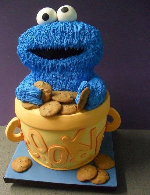 Cookie Monster Cake Cookie Monster Cake