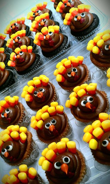 Cupcakes Thanksgiving Turkey Treats Cupcakes Thanksgiving Turkey Treats