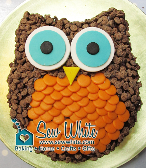 Easy Owl Birthday Cake Easy Owl Birthday Cake