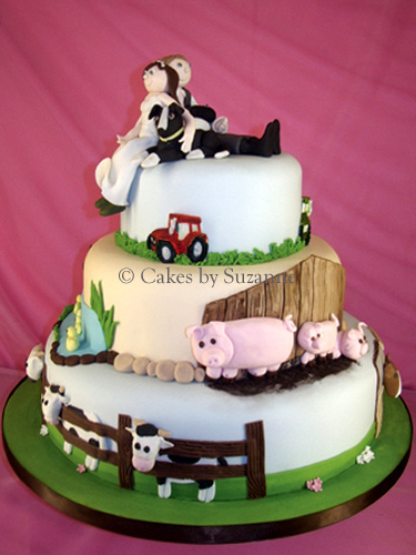 Tractor Wedding Cake Toppers Uk 5000 Simple Cakes 10 Farm Wedding Cakes Fondant Photo Cake Therapyboxfo