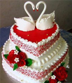 Happy Anniversary Heart Cakes Happy Anniversary Heart Cakes