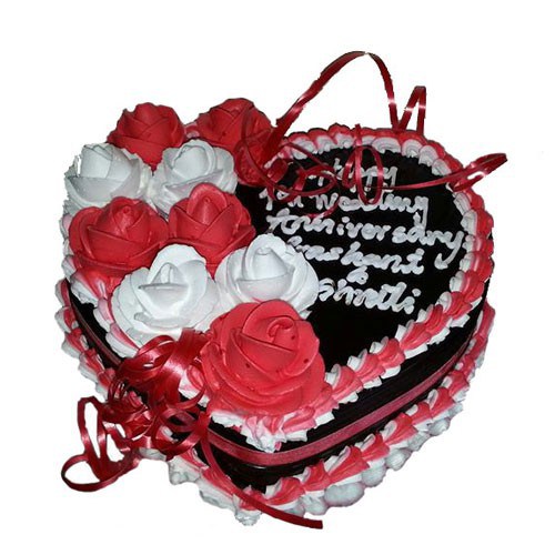 Happy Birthday Cake Heart Shape Happy Birthday Cake Heart Shape