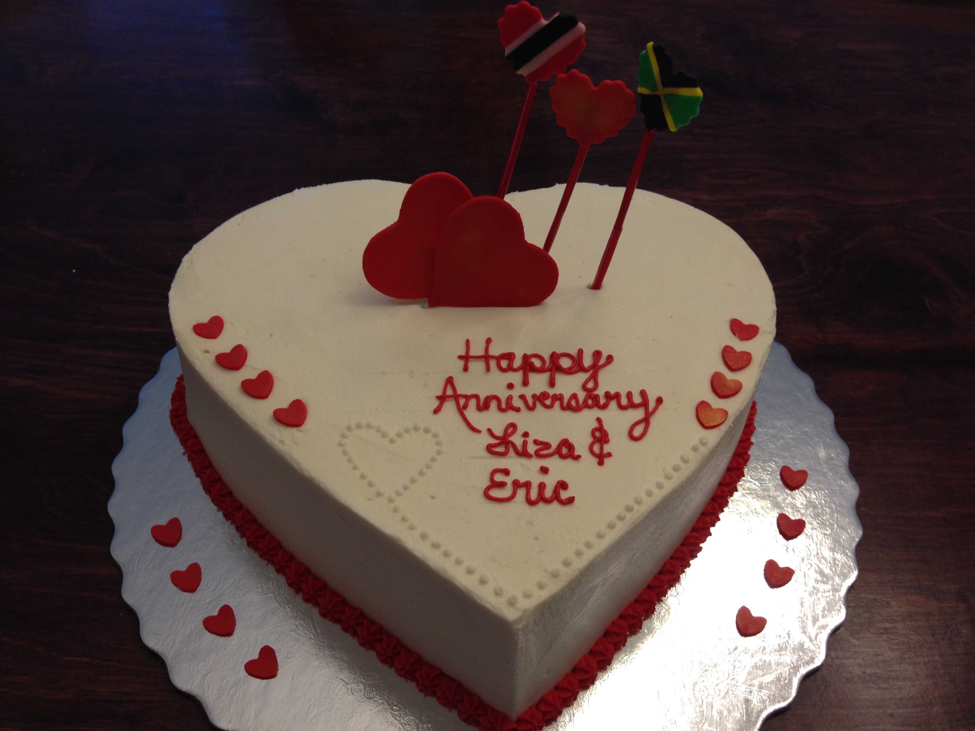 Heart Shaped Anniversary Cakes Heart Shaped Anniversary Cakes