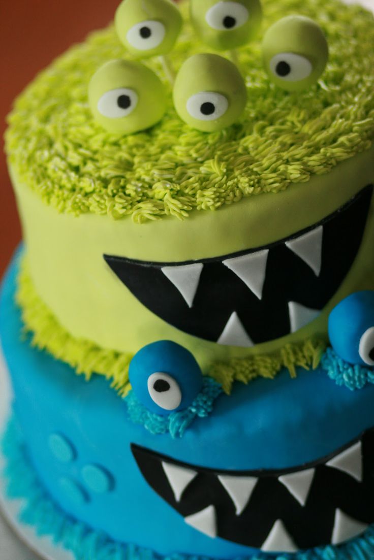Monster Birthday Cake Ideas Monster Birthday Cake Ideas