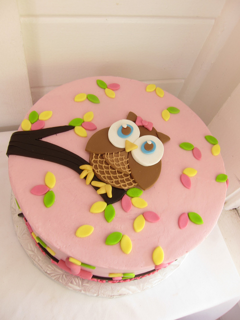 Owl Birthday Cake Owl Birthday Cake