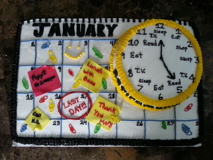 Secretary Retirement Cake Secretary Retirement Cake