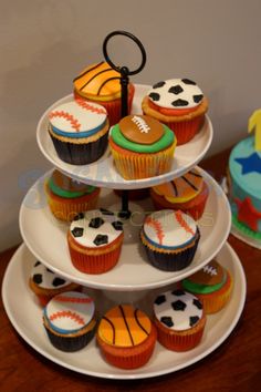 Sports Cupcakes