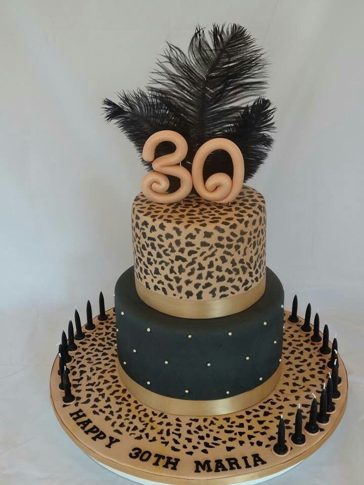 Animal Print Cake