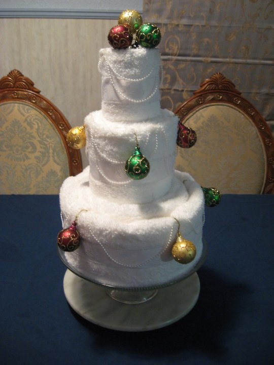 Cake Towel Christmas Tree Cake Towel Christmas Tree