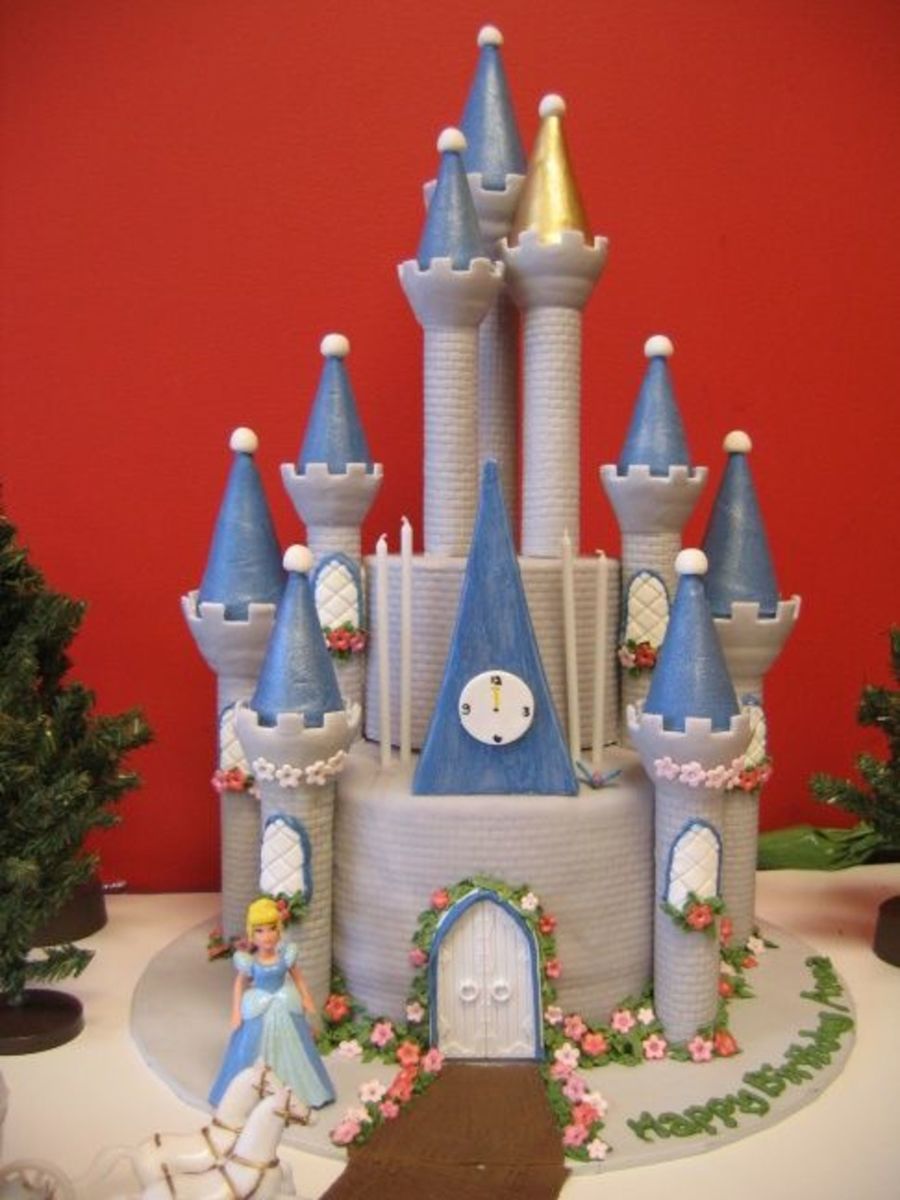 Disney Cinderella Castle Cake Disney Cinderella Castle Cake