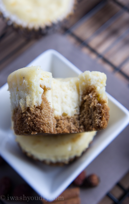 Gingerbread Eggnog Cheesecakes with Cookie Crust Gingerbread Eggnog Cheesecakes with Cookie Crust