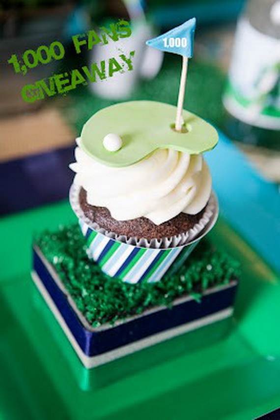 Golf Birthday Cupcakes