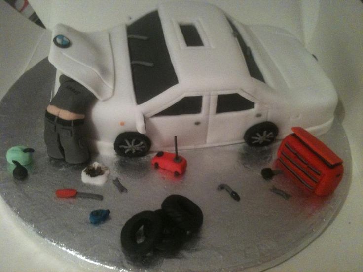 7 Mechanic Themed Cakes Photo - Happy Birthday Mechanic Cake, Mechanic