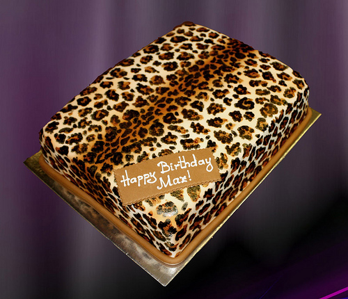 Leopard Print Cake Leopard Print Cake