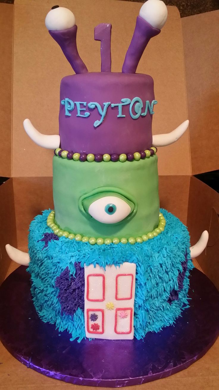 Monster Ink Baby Shower Cake Monster Ink Baby Shower Cake