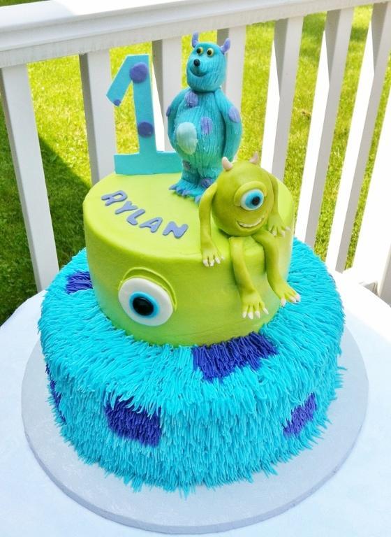 Monsters Inc. First Birthday Cake Monsters Inc. First Birthday Cake