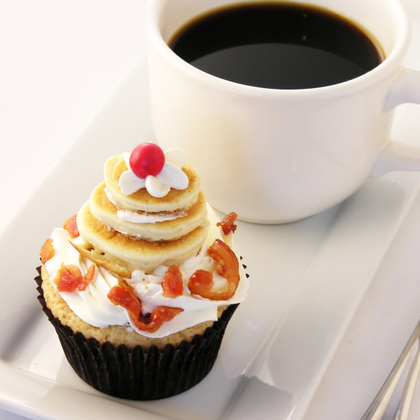 Pancake and Bacon Cupcakes Recipe Pancake and Bacon Cupcakes Recipe