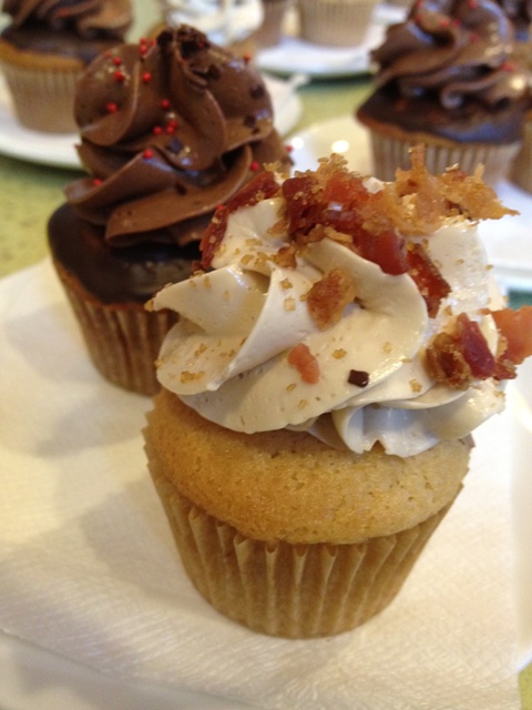 Pancake and Bacon Cupcakes Pancake and Bacon Cupcakes